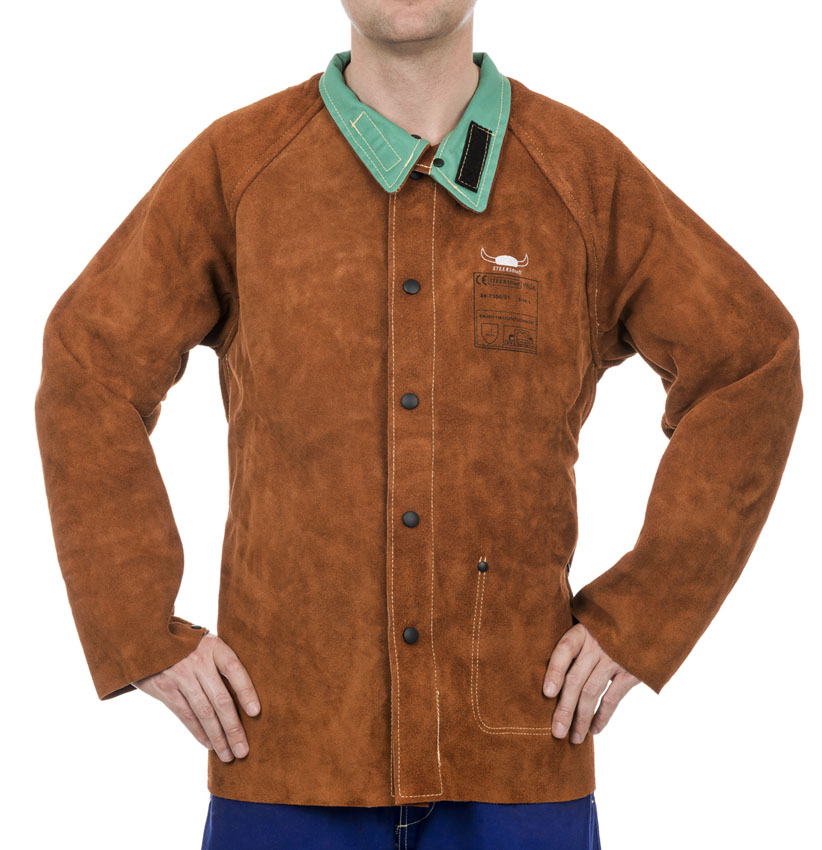 44-7300 Lava Brown™ jachetă de sudură din şpalt de vită