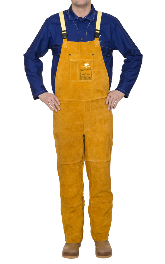 44-2600 Golden Brown™ pantaloni de sudură din şpalt de vită
