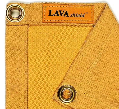 50-3068 LAVAshield® pătură de sudură fibră de sticlă aurie 538°C. 174 x 234 cm.